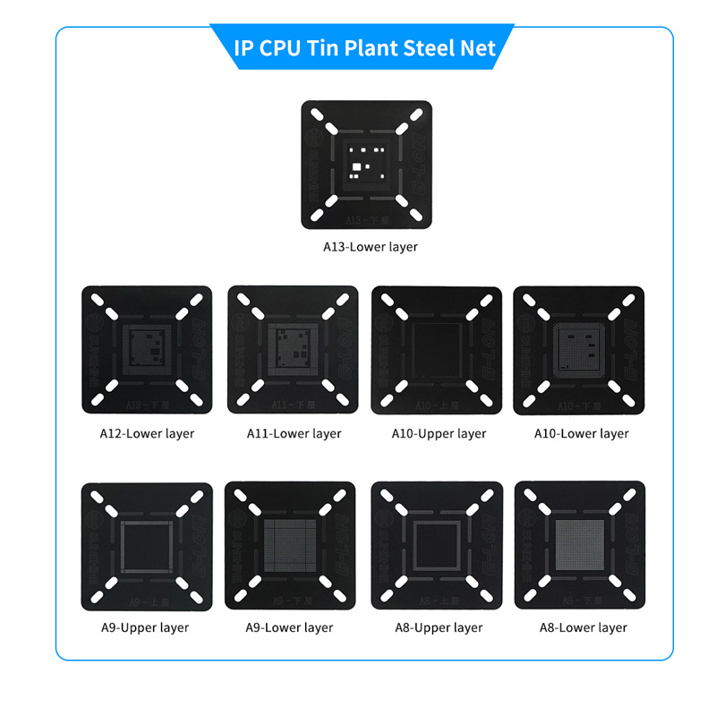 Support de carte PCB de G-LON de soleil et de SS-601H pour l'iphone A8/A9/A10/A11/A12/A13