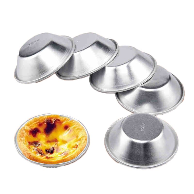 Bakvorm 10 stks/set ei taart mallen rvs cupcake schimmel verdikte