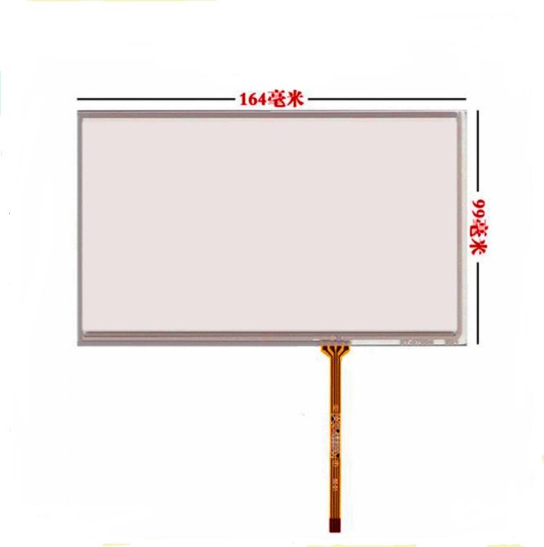 7 inch TFT touchscreen voor AT070TN90 AT070TN92 AT070TN93 AT070TN94 touch digitizer panel Glas