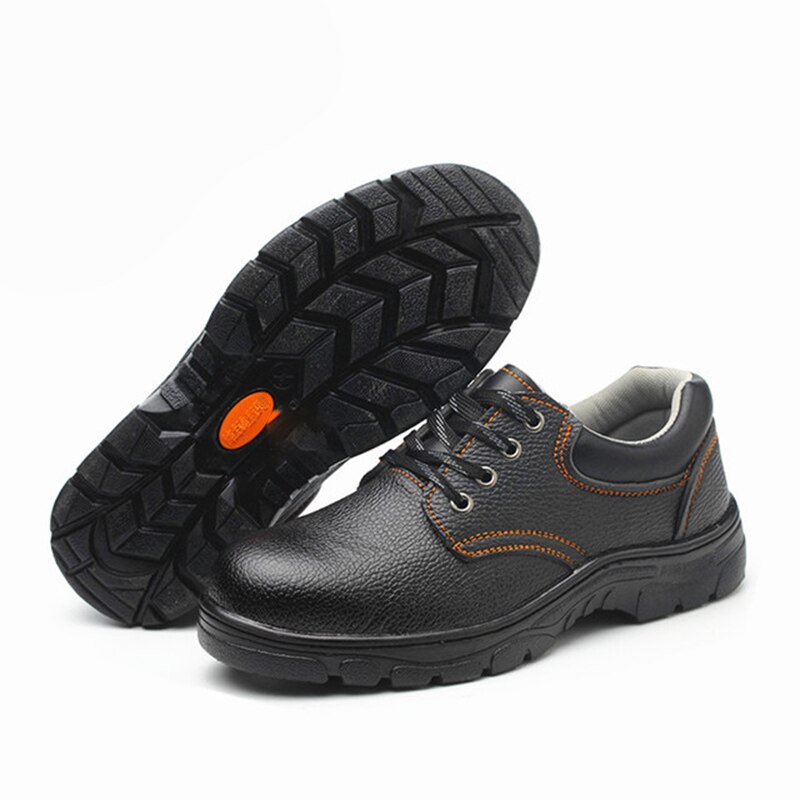 Zapatos a prueba de trabajo para hombre, zapatos de trabajo transpirables Con parte inferior de goma antigolpes, resistentes al desgaste, calzado de seguridad resistente al ácido y al aceite