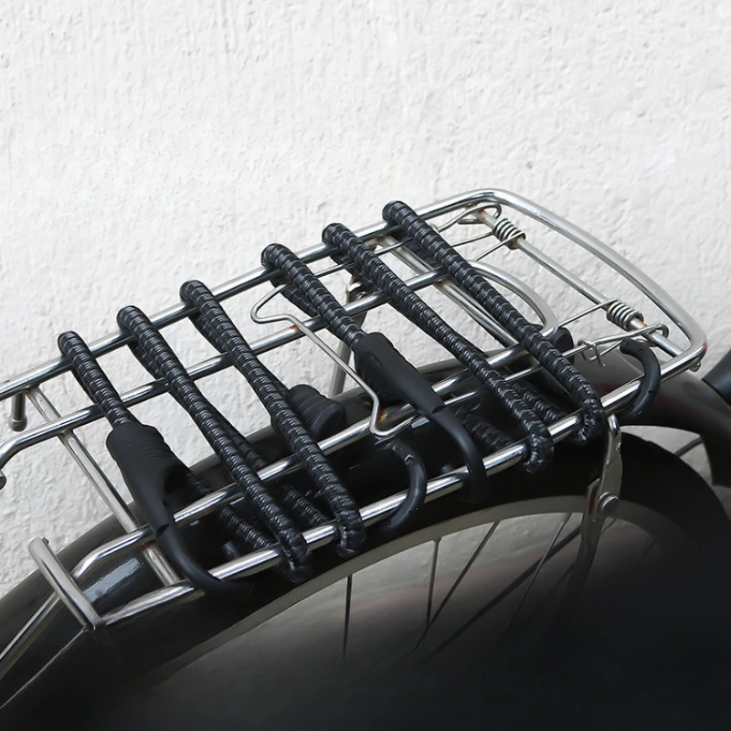 Motorfiets elastisch bagagerek met haken Verstelbare sjorren Elastisch bagagetouw Motorbike Cargo Bevestigingsriem Fietsaccessoires