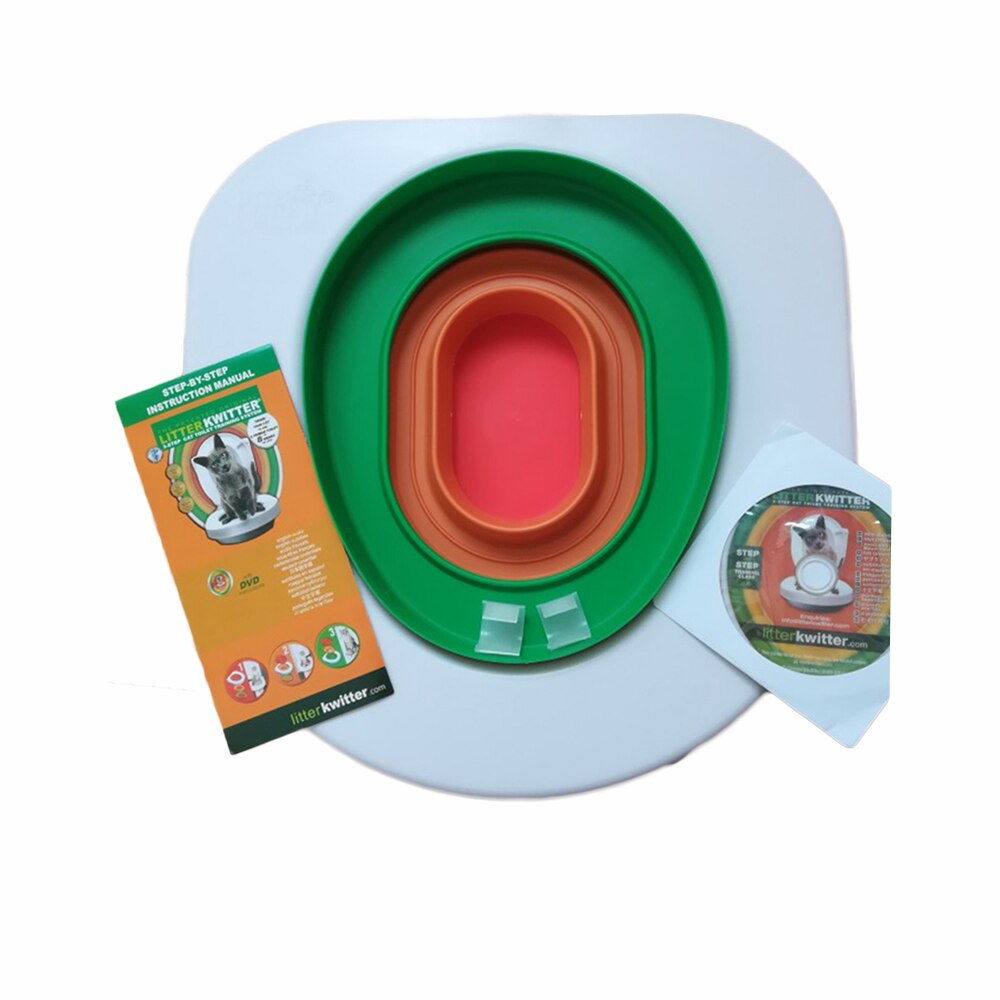 Plastic Cat Toilet Training Kit Kattenbak Puppy Ka... – Grandado