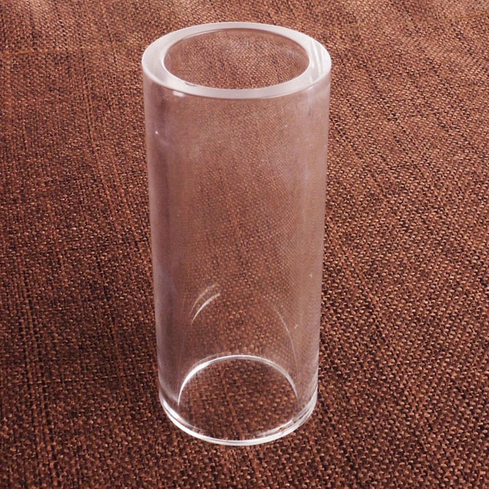 Clear Plastic Finger Sleeve Guitar Slides Set Include Guitar Picks Plastic Finger Picks and Clear for Guitar Finger Protectors
