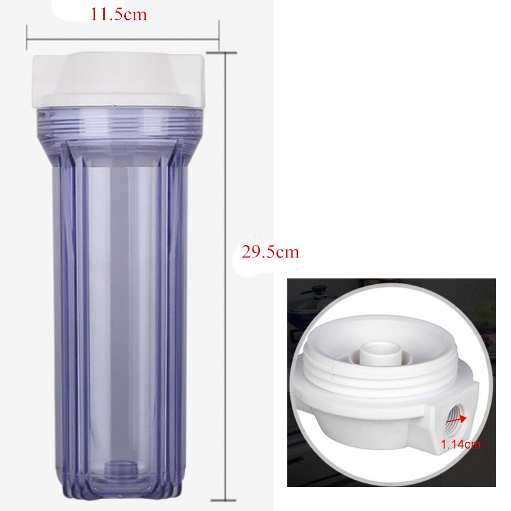 1/4' Thickened Explosion-proof Water Filter Bottle Cartridge Transparent
