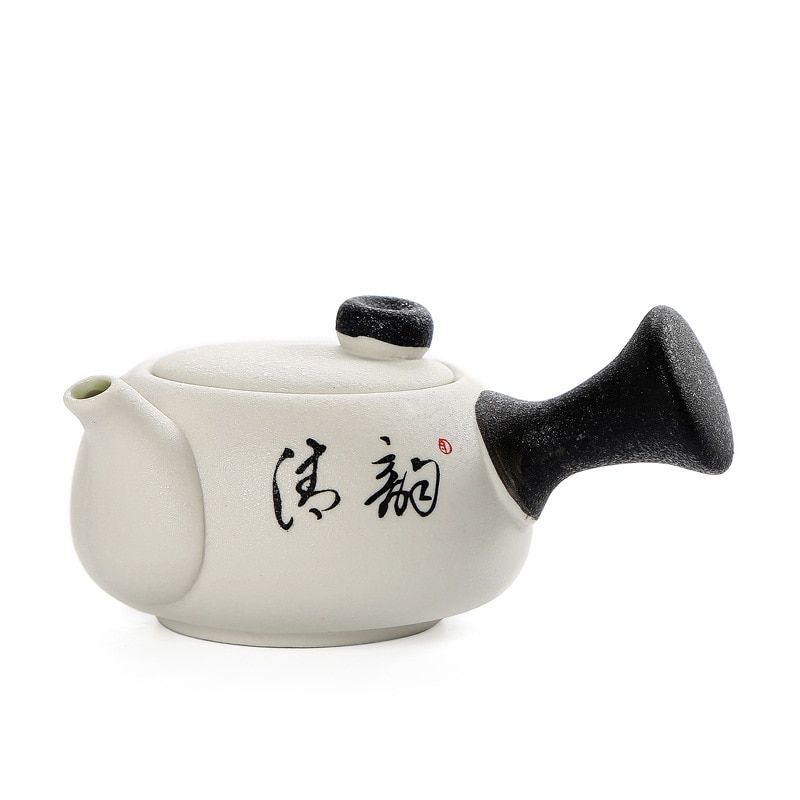 1 czajniczek 6 filiżanek zestaw herbaty, piękny i łatwy czajnik czajniczek, chińnarty podróży rodzina domowa ceramika przenośny Teaset, filiżanka kawy gaiwan