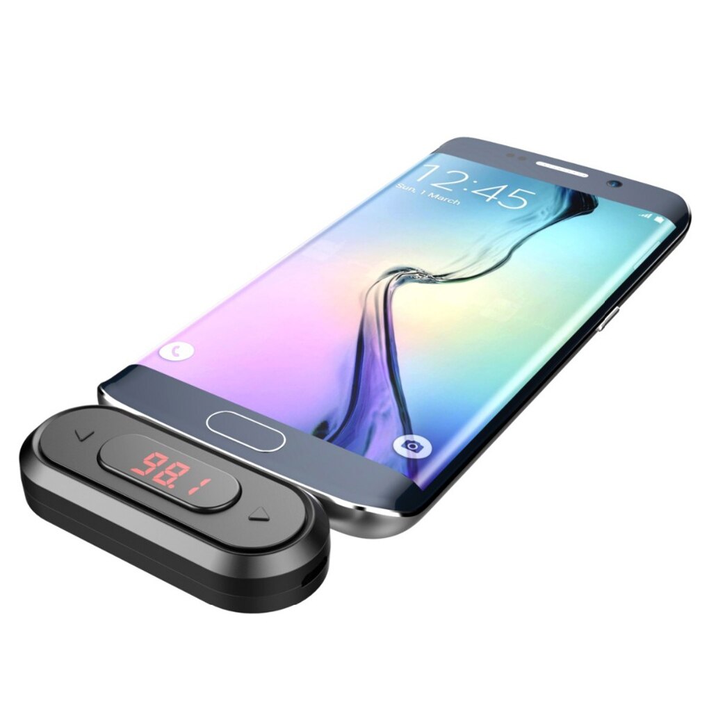 FM Transmitter FM Radio Calling Wireless Radio 3.5mm Jack Adapter for iPhone for IOS Android Car Speaker Doosl