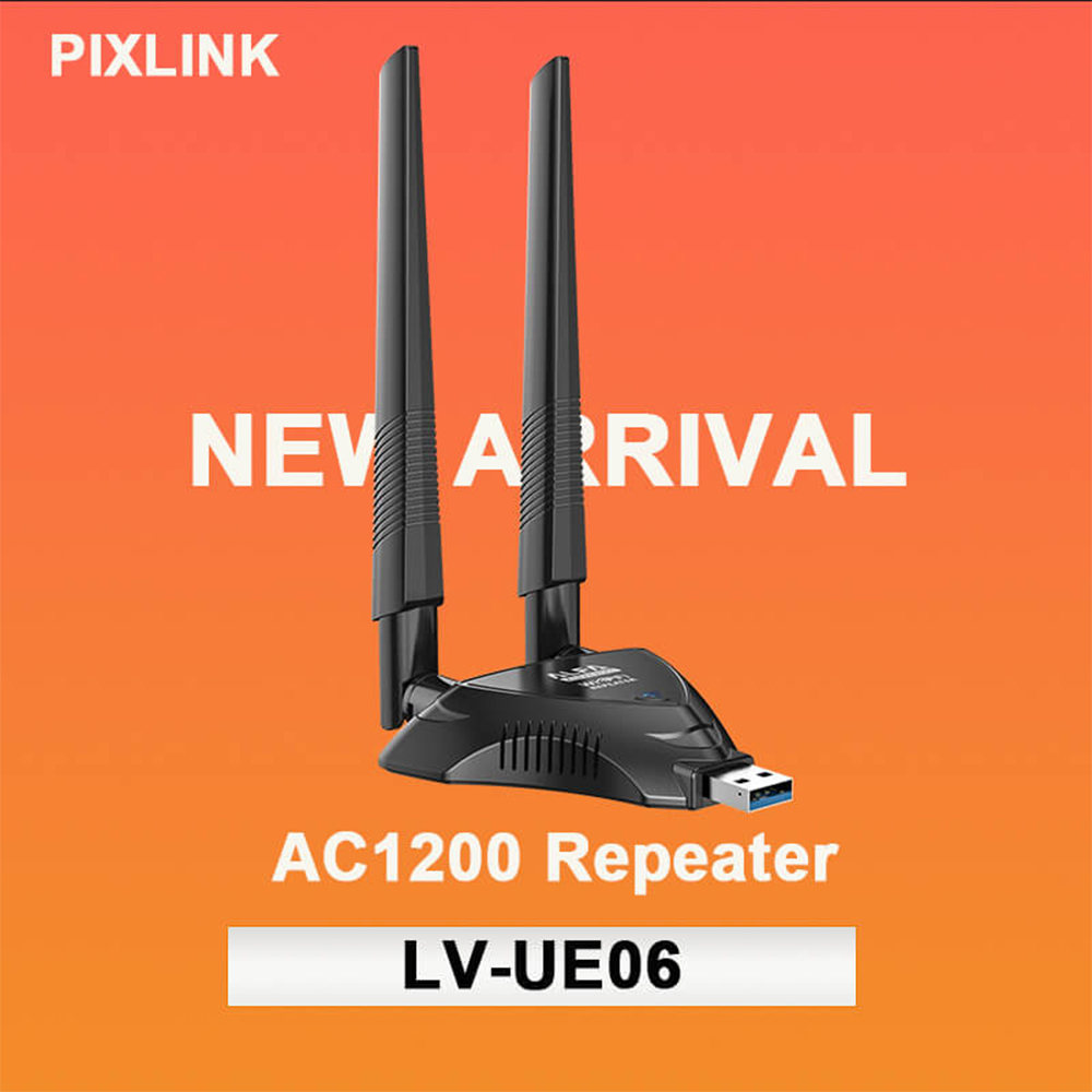router bezprzewodowy USB wzmacniacz sygnału Wi-Fi zasilany przez USB przedłużacz zasięgu Wi-Fi 300 mb/s wzmacniacz sygnału podwójne anteny PIX-połączyć UE06