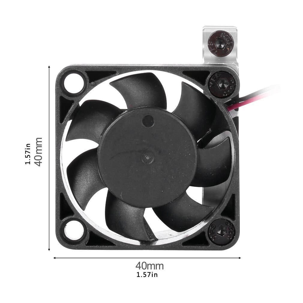 D3 Metalen Clip Radiator Met Temperatuur Sensor Koelventilator Metalen Afstandsbediening Auto Accessoires Voor 4268-4274 Motor