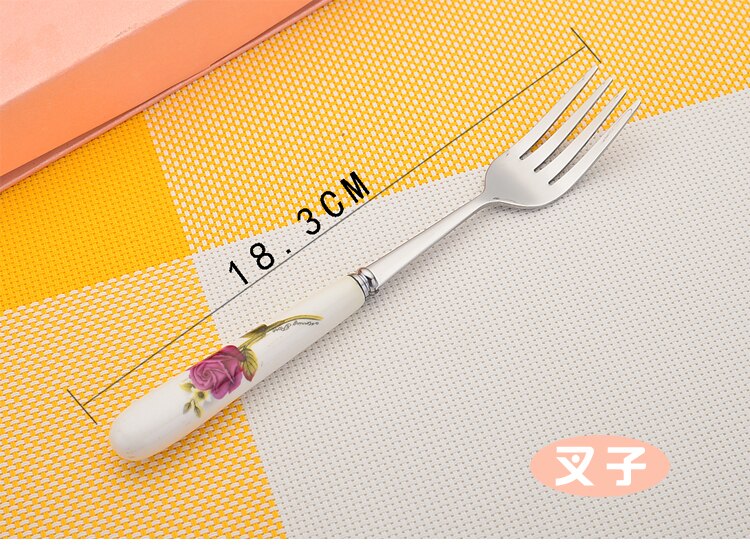 Køkkenknive sæt mad service husholdnings bøf gaffel komplet sæt rustfrit stål bestik gaffel ske kniv boks sæt
