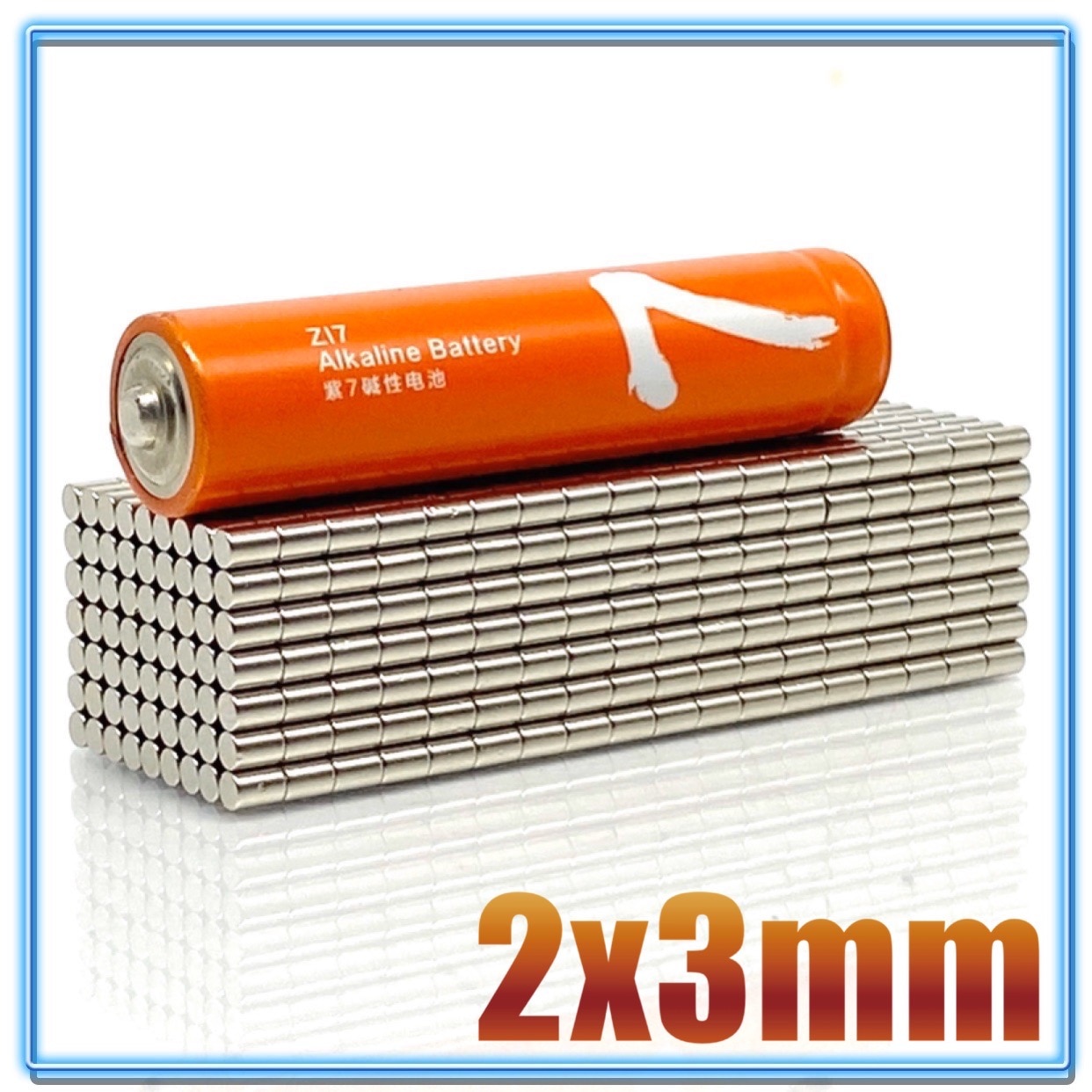 100 Uds 2x3mm Mini imanes pequeños redondos 2mm * 3mm disco magnético de neodimio 2x3mm permanente NdFeB fuerte potente magnético 2*3mm