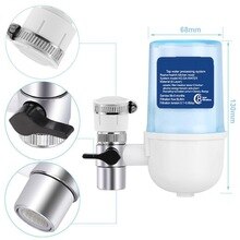 Kitchen Water Faucets Filter Washable Ceramic Faucets Mount Tap Water Purifier Filtro Rust Bacteria Removal Replacement Filter