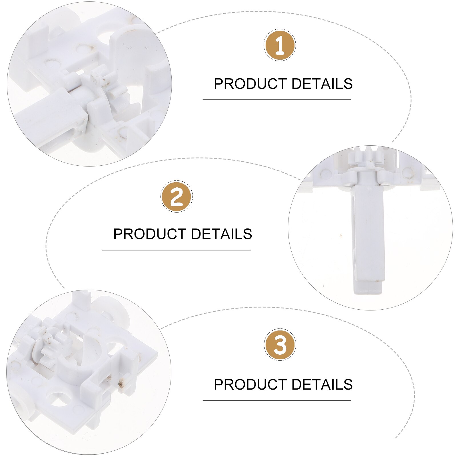 4pcs Vertical Blind Repair Carrier Vertical Blinds Repair Kit Blinds Replacement Parts