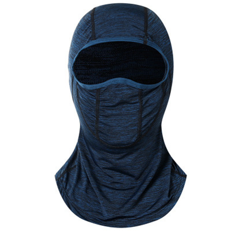 1pc Solid Breathable Summer Cool Balaclava Face Mouth Mask Man Women Unisex Outdoor Cycling Mask Black Mask Mouth Head Cover