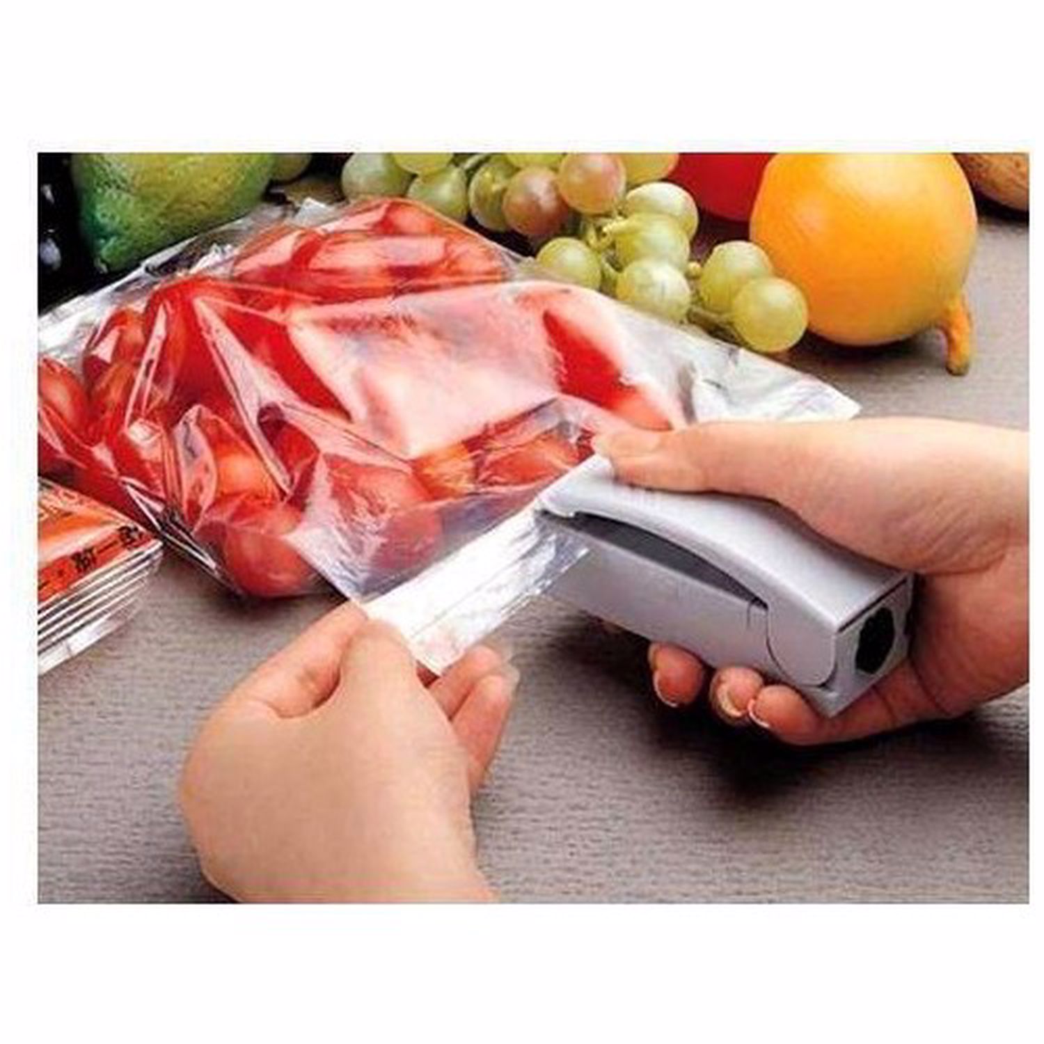 Mini heat sealing machine package sealer bag thermal plastic food bag closure portable sealer packing m