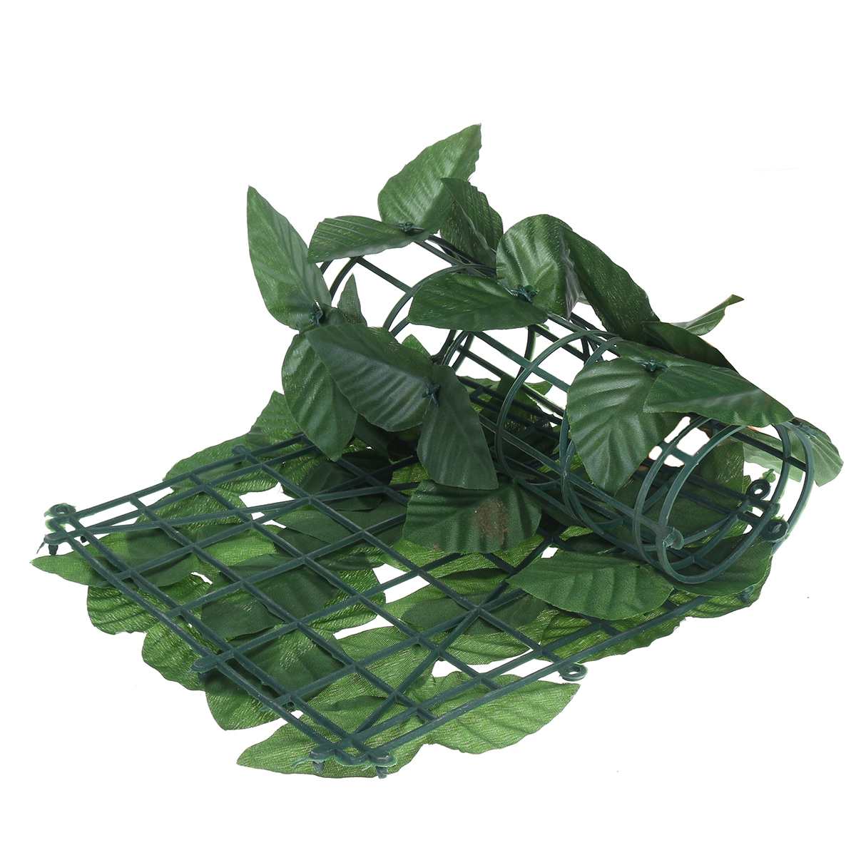 1x5m Plant Wall Artificial Lawn Backyard Grass Hedge Expandable Faux Privacy Garden Fence for Garden Outdoor Exterior Wall Decor