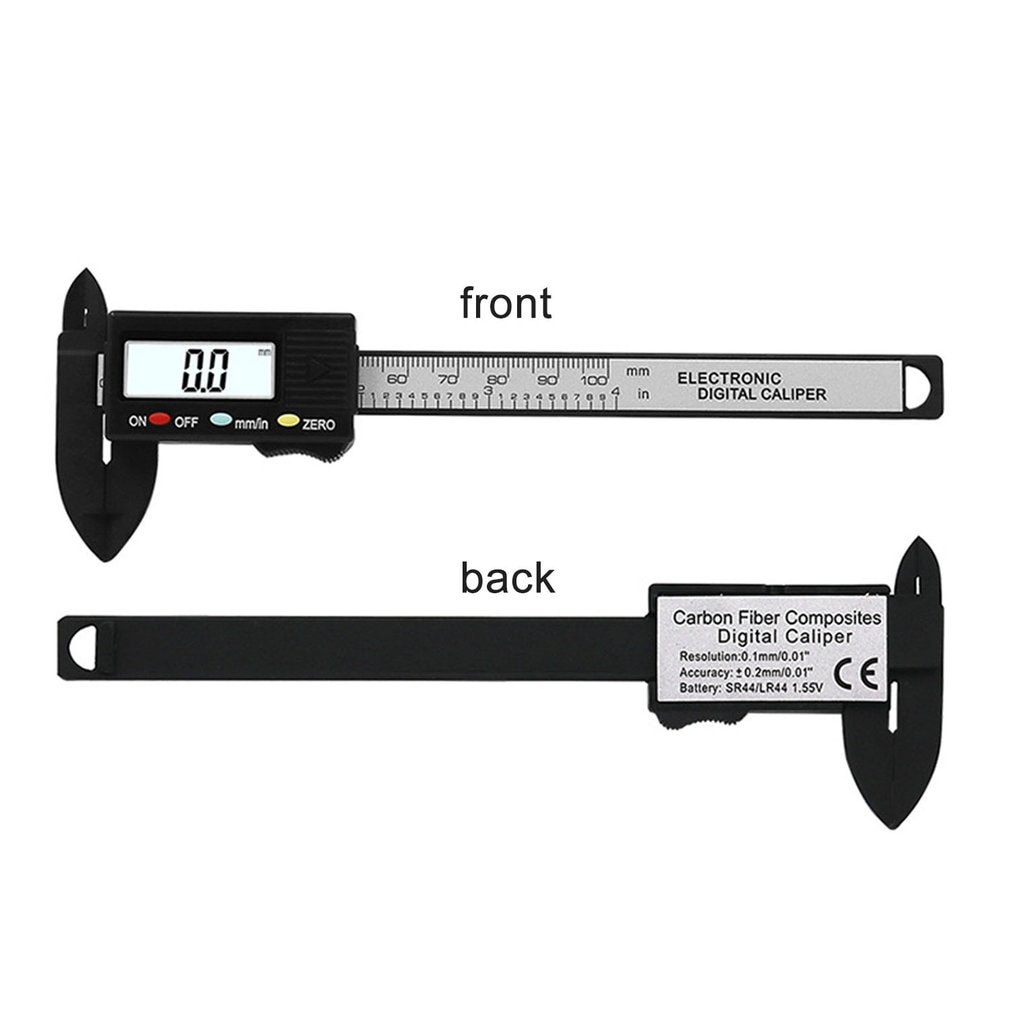 Mini elektroniska digitala skjutmått 0-100mm mätverktyg digital skjutmått gauge mikrometer för smycken mätning
