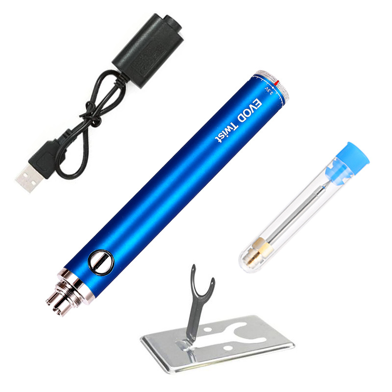 5V 8W Draadloze Opladen Lassen Tool Soldeerbout Mini Draagbare Batterij Soldeerbout Met Usb Lassen: BLUE
