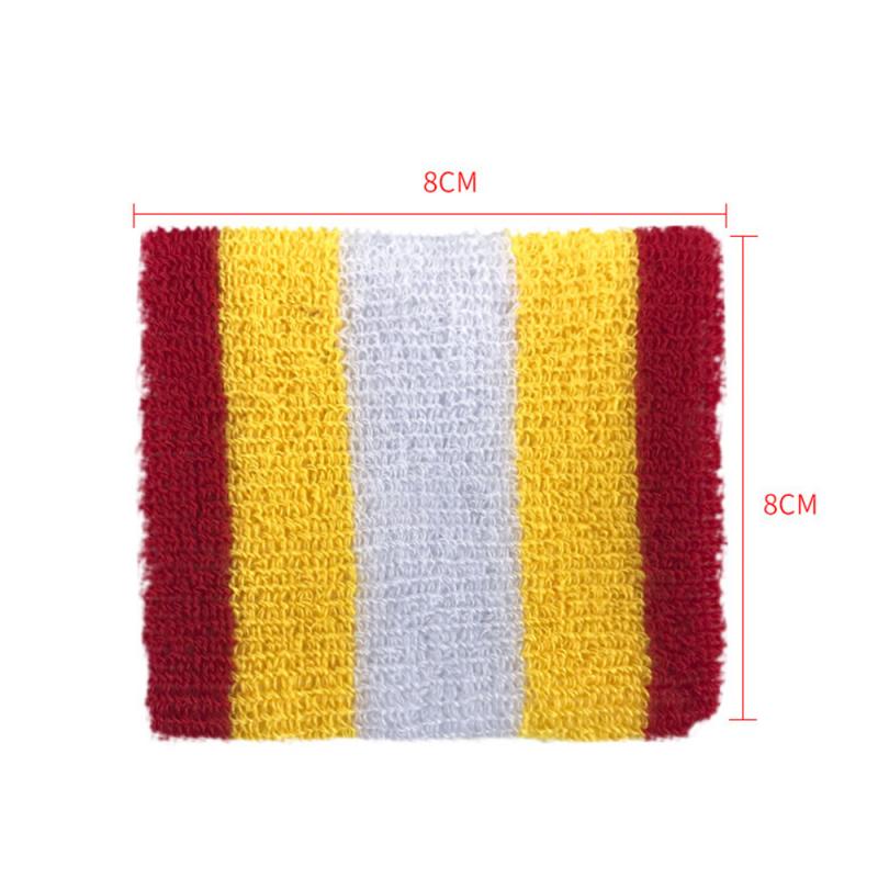 Suporte de pulso esportes banda de pulso de algodão pulseiras esporte faixa de mão para ginásio voleibol tênis suor suporte de pulso guarda