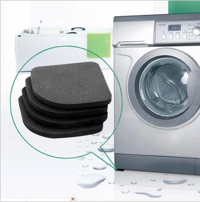 1Set Multifunctionele Koelkast Anti-Vibratie Pad Mat Voor Wasmachine Shock Pads Antislipmatten Set Badkamer accessoires