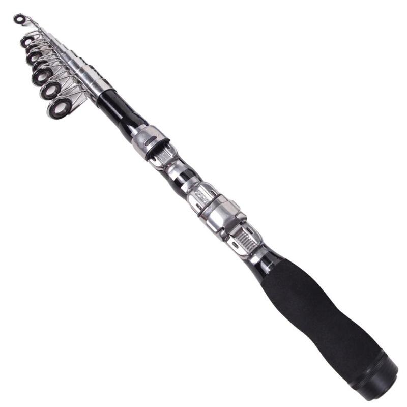 Portable Rock Fishing Pole Super Hard Telescopic Carbon Spinning Fishing Rod: 4