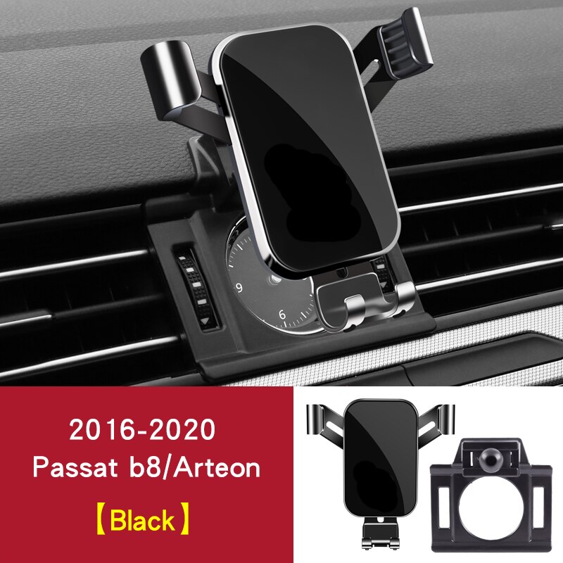 for passat b8 accessories arteon passat b8 variant Phone holder Air Vent phone stand Navigation bracket: passat B8 black