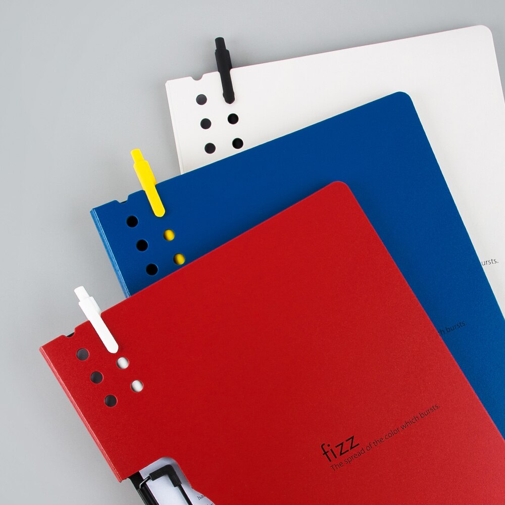 Horizontal A4 Folder 3 Layers Thick Matte Texture Folder Portable Pad Portable Pen Tray Office Metting File Pocket