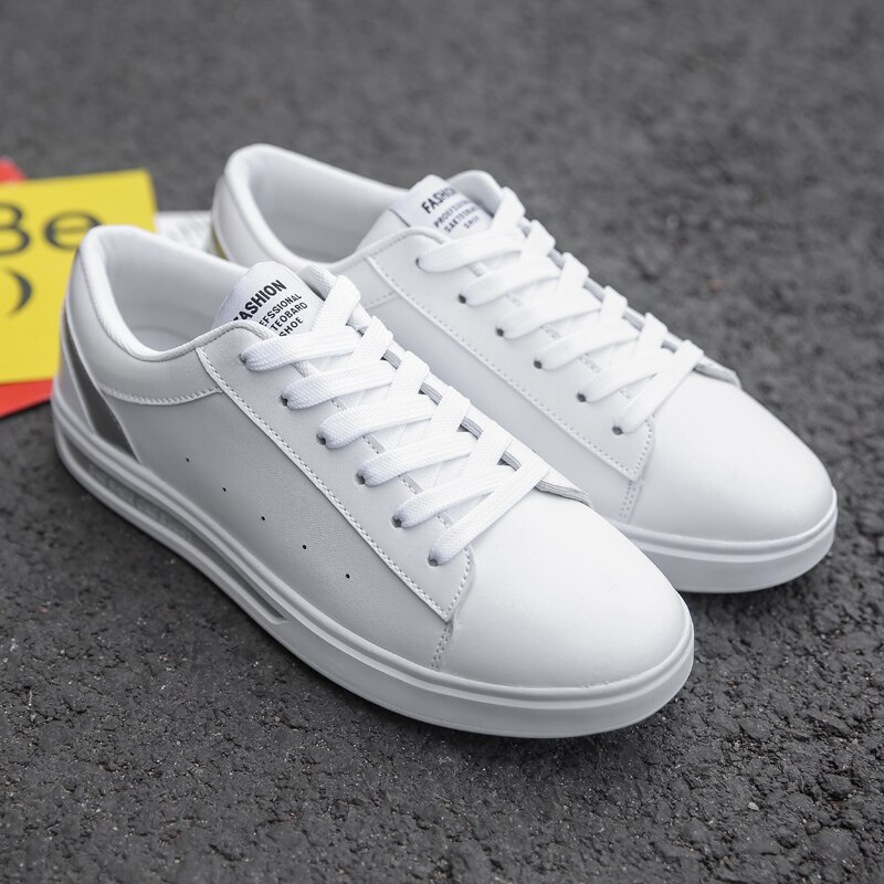 White Flats Sneakers Gym Sport Shoes Men Tennis Shoes Male Stability Athletic Trainers Tenis Plataforma Chaussure Homme