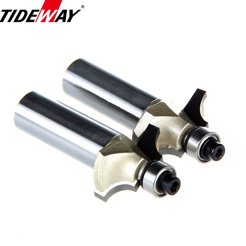 TideWay TideWay Round Over Edging Router Bit Woodworking Cutter 1/4 1/2 Inch Shank Carbide Router Bit For Wood MDF Plywood
