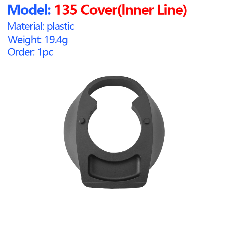 Casque en plastique cadre de gravier de route ligne interne casque vélo Ultra léger BXT 145/135/115 guidon joint en plastique haute résistance: Bleu