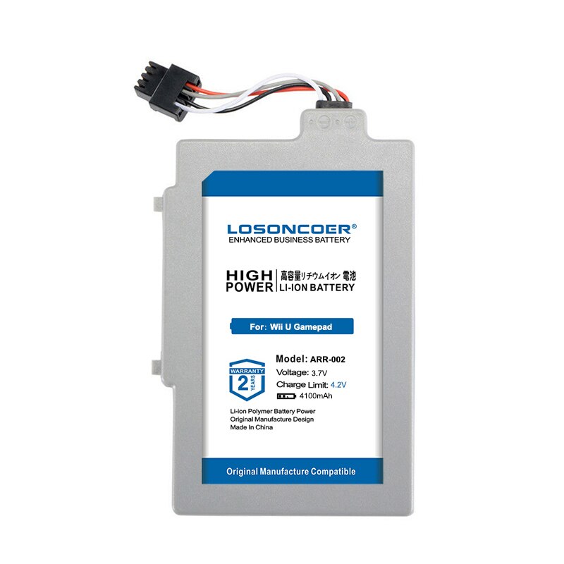 WUP-002 ARR-002 4100Mah Batterij Voor Nintendo Voor Wii U Gamepad Controller Joystick Batterijen
