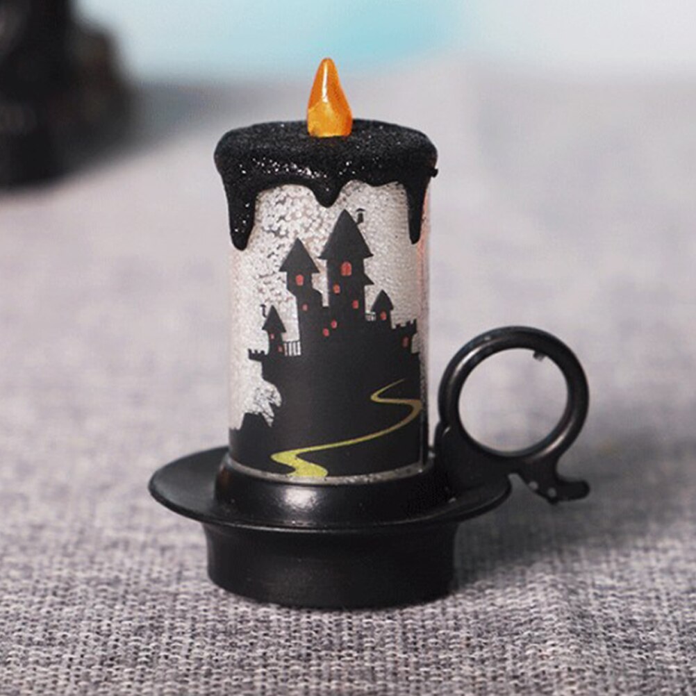 Halloween led kaarslicht enge vlamloze kaarslamp spinnenweb halloween kaarslamp halloween decoraties voor thuis