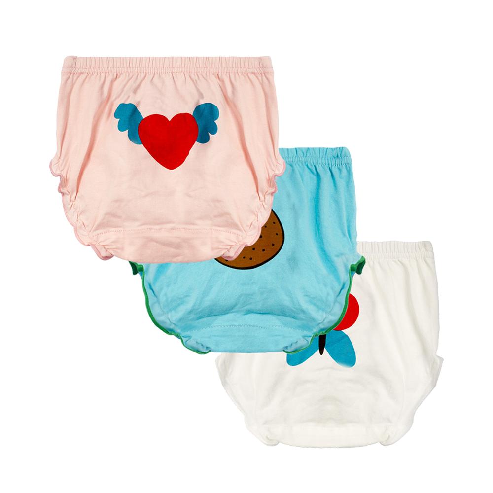 3 teile/paket Mädchen Baby Mädchen Disper Baumwolle Höschen Pumphose Unterhose Neugeborenen Kleinkind Baby unter ·