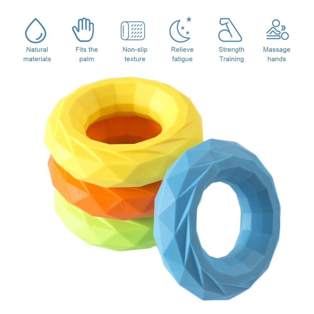 Fitness Hand Strengthener Silicone Expander Grip Device O-Shaped Silicone Grip Ring Finger Hands Fitness Exercise Equipment