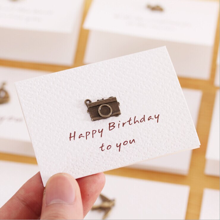 Metal Greeting thank you Card decoration card Scrapbooking party invitation DIY Deco Supply For Wedding invitation: H12