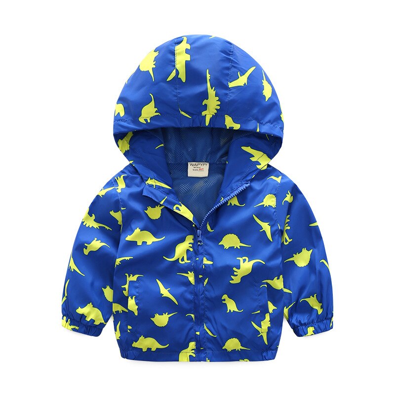 Chaquetas con estampado de dibujos animados para niños, chaqueta fina con capucha Anti-UV a prueba de viento para exteriores, abrigo transpirable de secado rápido para bebés, novedad: color 01 / 130