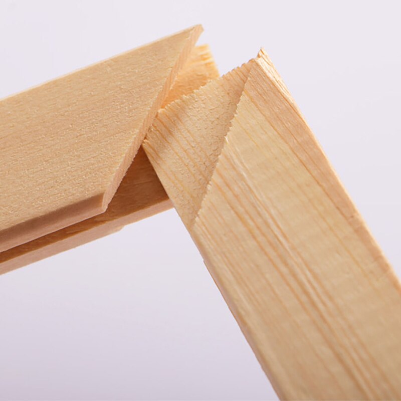 Wooden Frame Home Decor DIY Natural Wood Photos Frame Canvas Painting Frame Poster Hanger for Bedroom Decoration