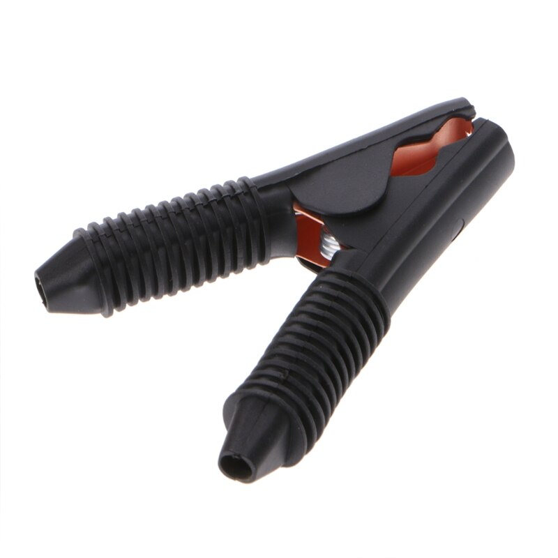 2 Pcs Vehicle Battery Charger Crocodile Alligator Booster Testing Clip Clamp