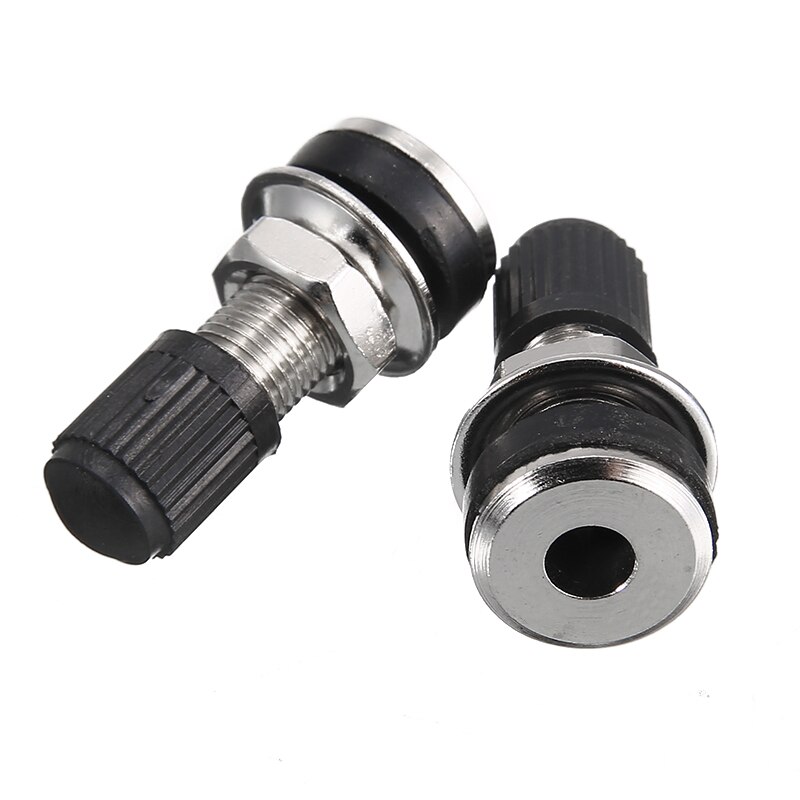 2pcs Metal Tyre Valve Bolt In Stem Tire Bolt In Stem 36 mm x14mm Universal Fit For Cars Motorcycles Bicycles