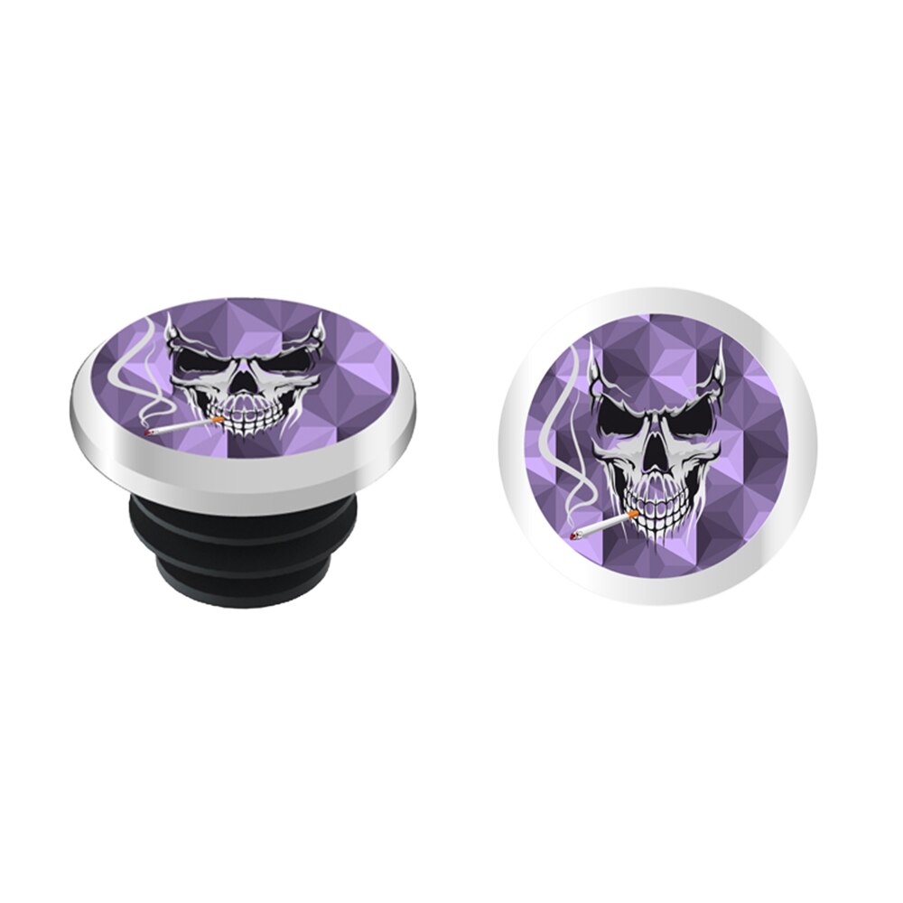 Tapones para manillar de bicicleta, tapas de manillar de aleación de aluminio, tapas para extremos de barra de agarre de bicicleta para bicicletas de carretera y montaña: D