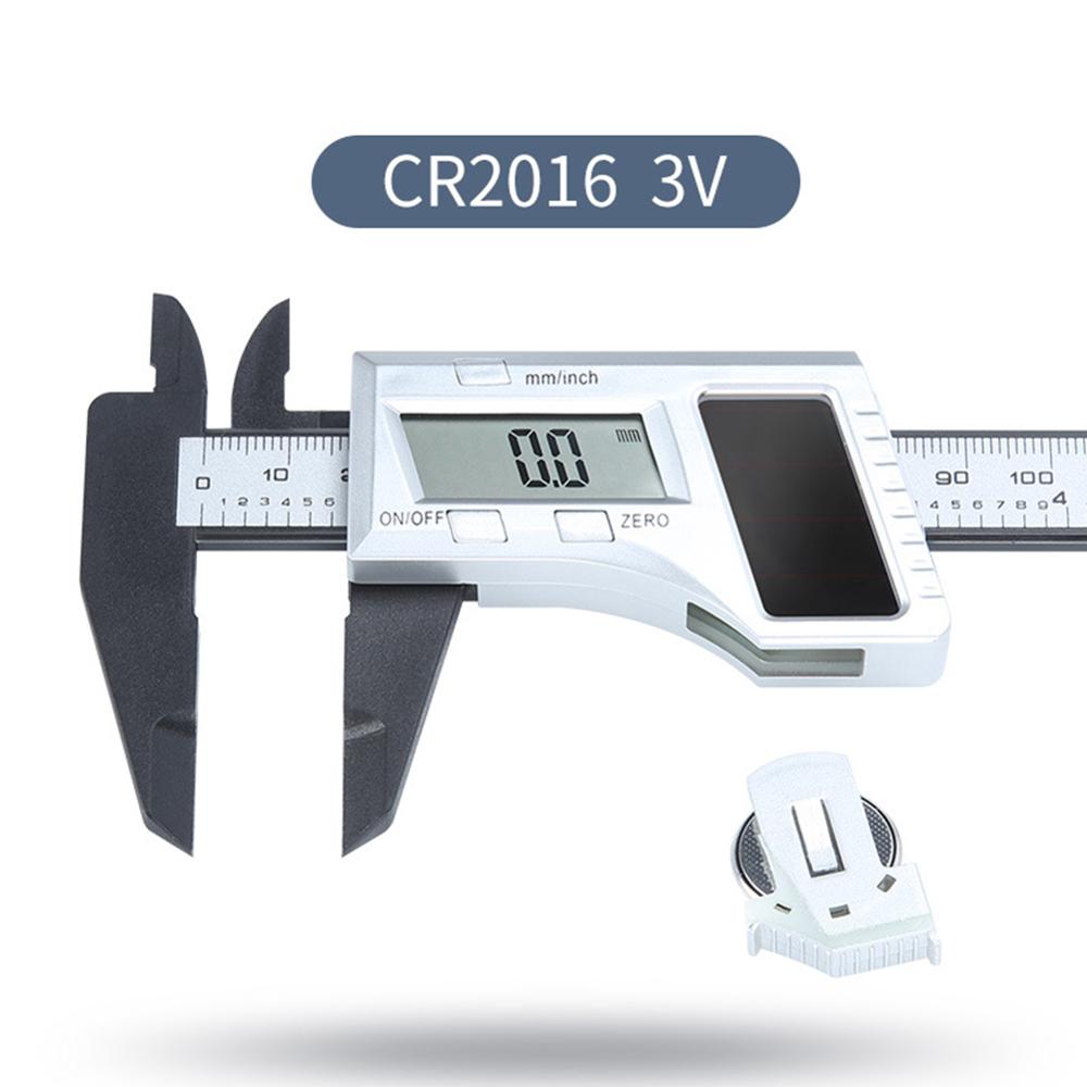 Solar/Battery Electronic Digital Display Caliper 150mm Fraction High Precision Vernier Caliper measuring Digital Ruler Tool