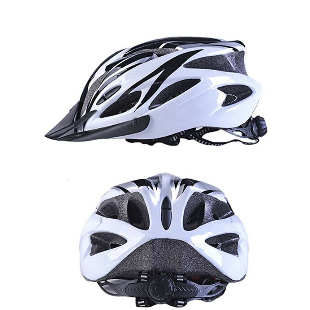 Adult Men Womens Bike Helmet Cycling MTB With Visor Mountain Shockproof Adjustable Fitting Bicycle Helmet