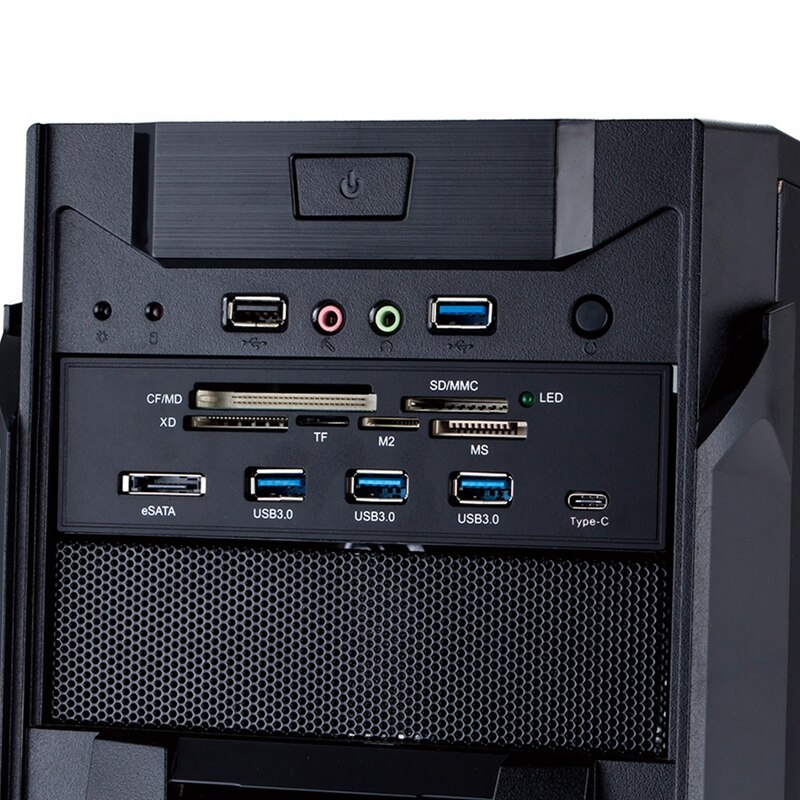 USB 3.0 Front Panel Hub Optical Drive 5.25 Inch Esata Expansion Board Multi-Function Card Reader For Desktop Chassis