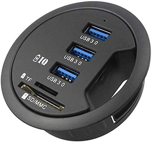 USB 3.0 HUB Adapter Charging Mount Desk 3/4-Port USB 3.0 Hub With External Stereo Sound Adapter Combo SD Card Reader: USB3.0 3-Port