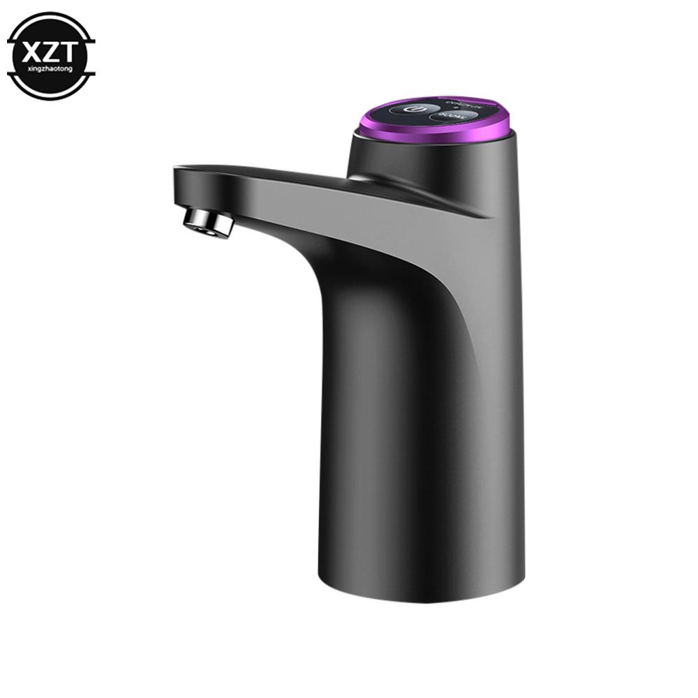 Automatische Wasser Spender USB Wasserpumpe 19 Liter für Flasche Mini Automatische Elektrische Wasser Gallonen Flasche Pumpe Trinken Spender: Schwarz
