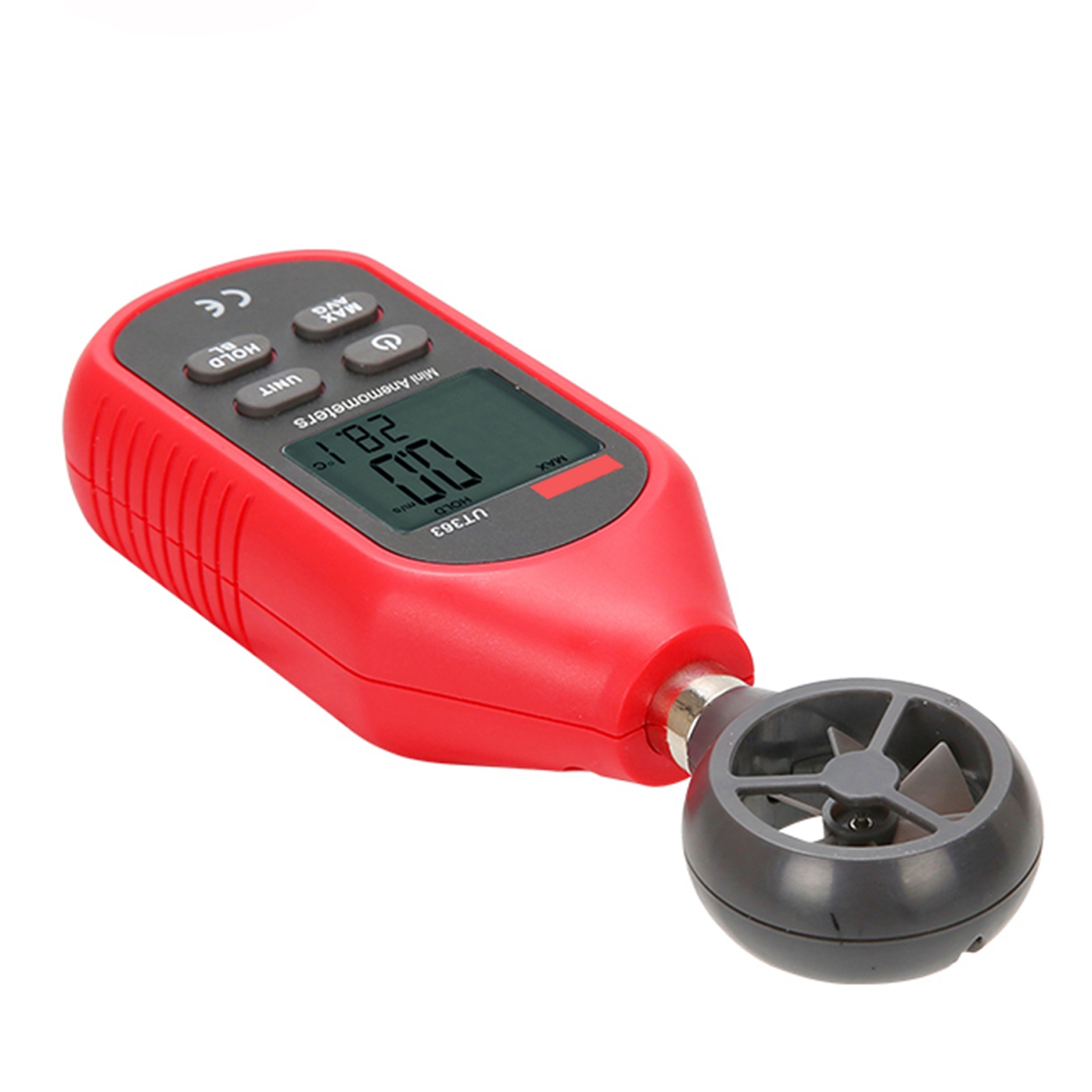 UT363 Handheld Anemometer Digital Anemometer Measuring Air Conditioning Outdoor Wind Speed Temperature Volume Tester
