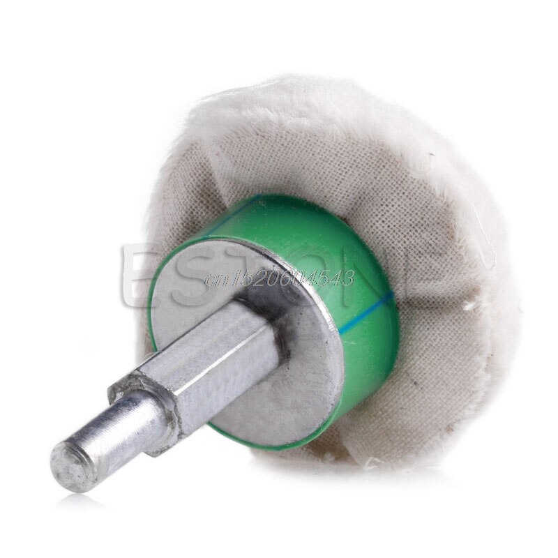 Durable 2'' Cotton Dome Polishing Buffing Wheel Polish Drill 1/4'' Shank Brush R02 Whosale