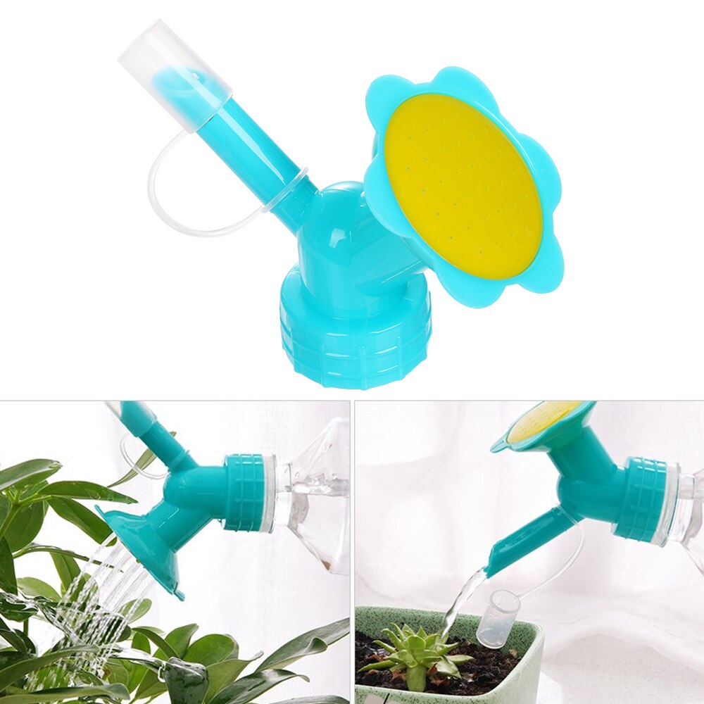 1PC Dubbele Kop Plastic Sprinkler Nozzle Sproeisysteem Hoofd Potplanten Outdoor Benodigdheden Tuingereedschap Tuinieren Tool