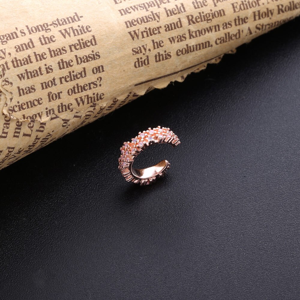 Shadowhunters äkta 925 sterling silver opal öronkudd kvinnor smycke klämma på örhänge för bästa vän uttalande kristall tillbehör