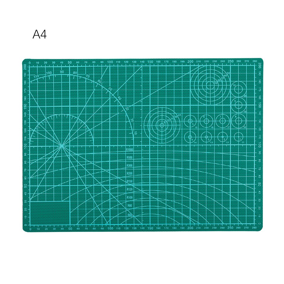 KAOBUY A3/A4 Durable PVC Cutting Mat Board Self-healing Cutting Pad Manual DIY Tool For Leather Craft Working Mats: A4