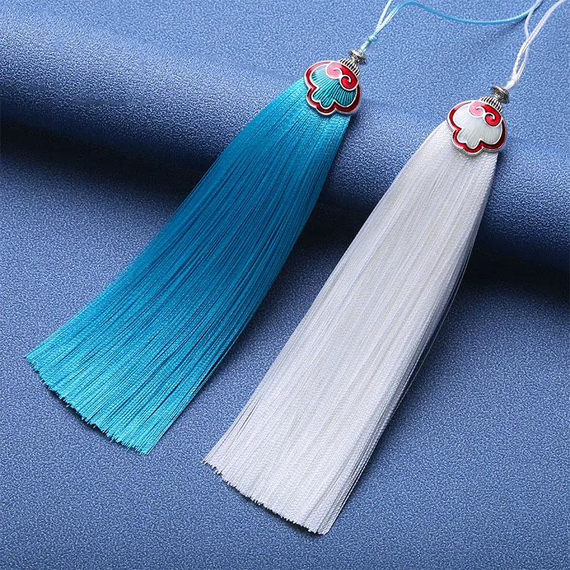 2 uds borlas artesanales sombrero de nube borla sedosa hecha a mano borlas suaves para manualidades fabricación de joyería accesorios DIY
